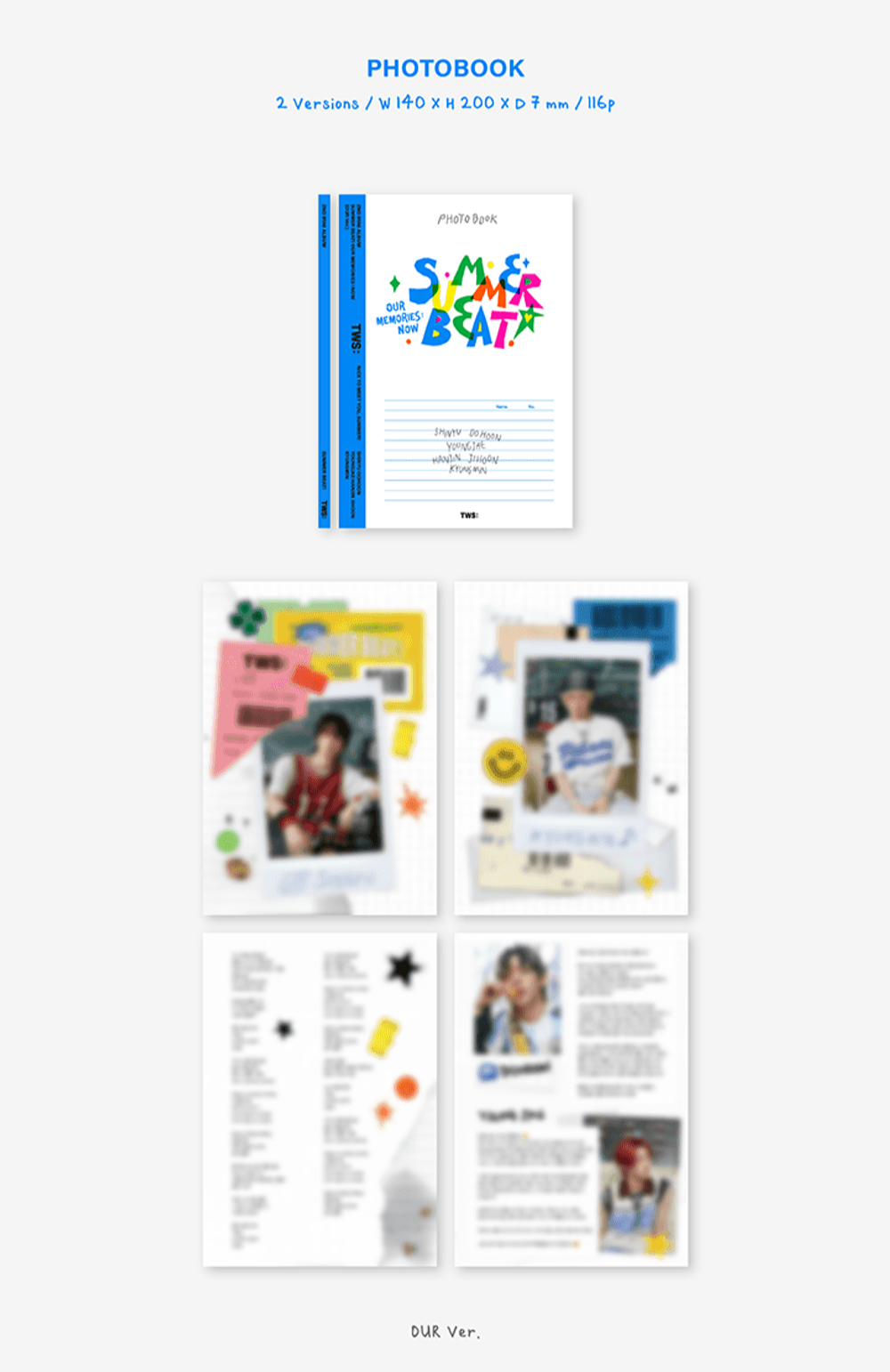 Đĩa TWS 2nd Mini Album 'SUMMER BEAT!' Random - Kallos Vietnam