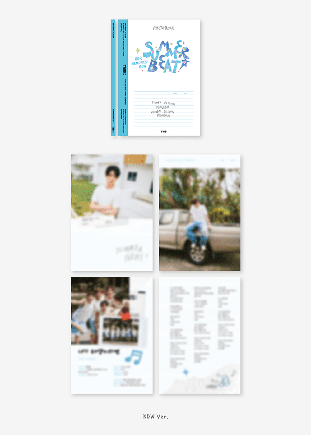 Đĩa TWS 2nd Mini Album 'SUMMER BEAT!' Set