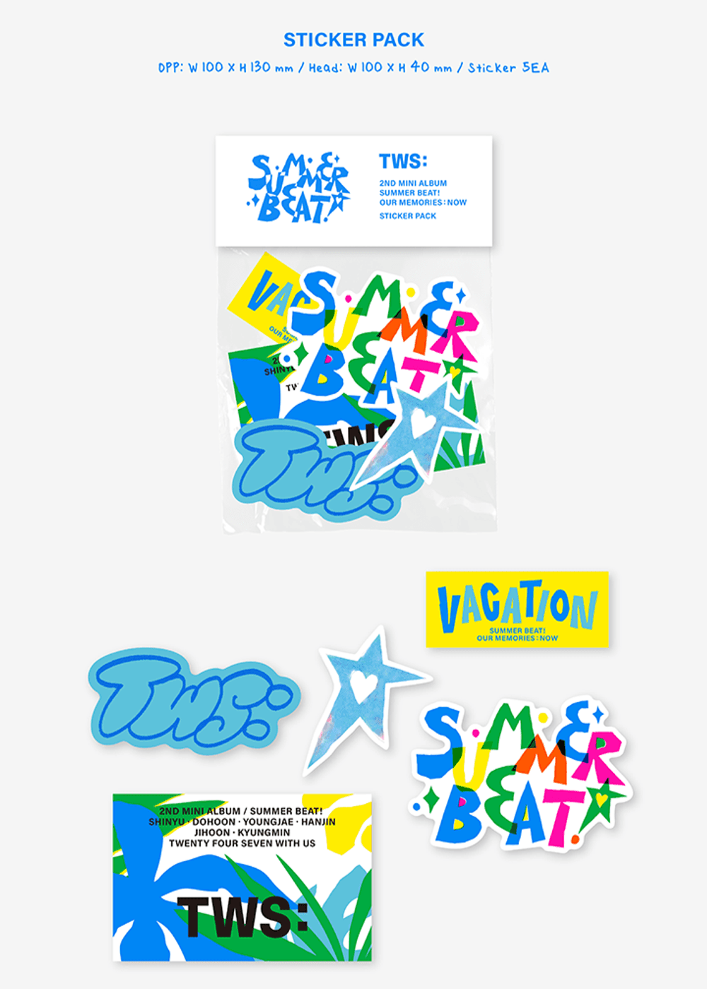 Đĩa TWS 2nd Mini Album 'SUMMER BEAT!' Random - Kallos Vietnam