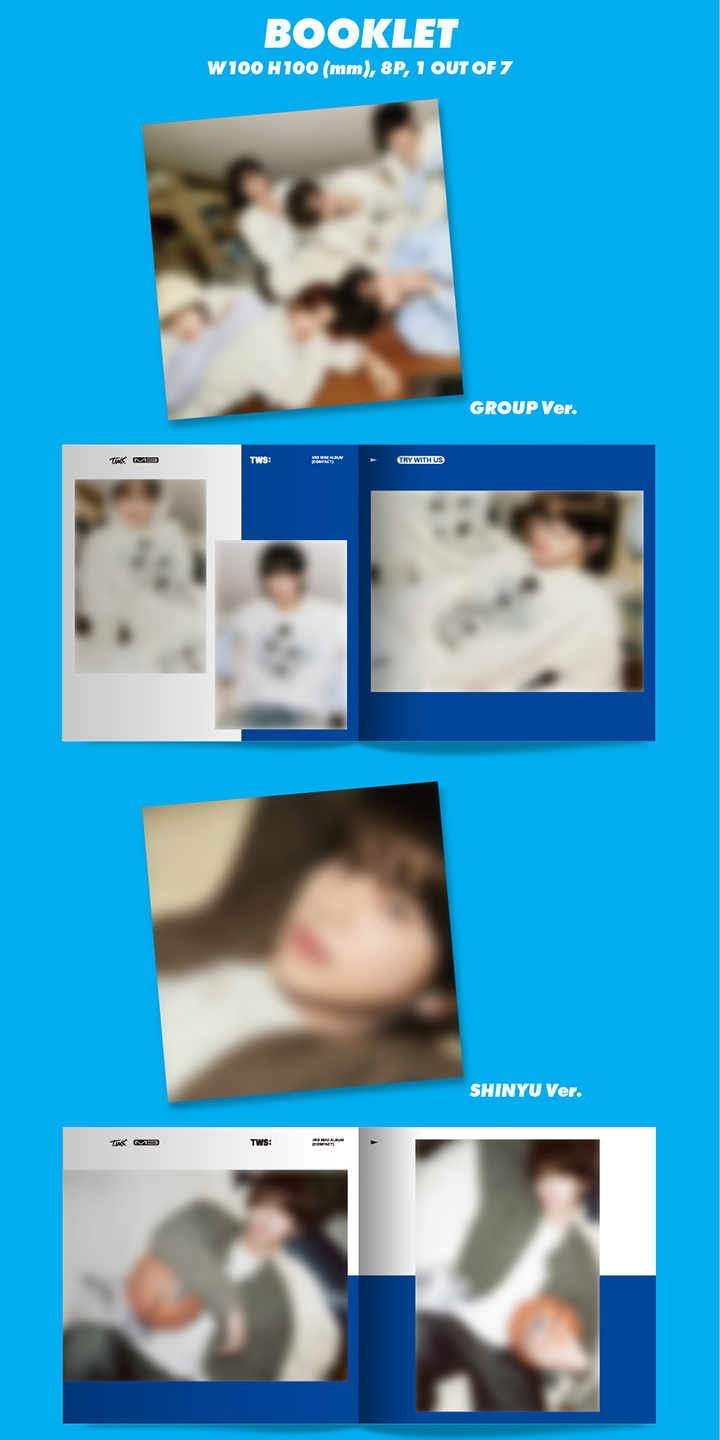 Đĩa TWS 3rd Mini Album 'TRY WITH US' (Compact Ver) (Set)-Kallos