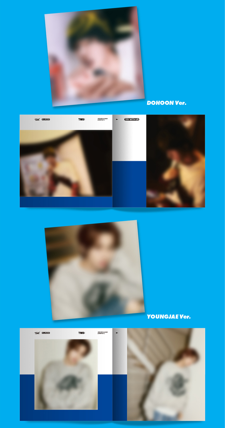 Đĩa TWS 3rd Mini Album 'TRY WITH US' (Compact Ver) (Set)-Kallos