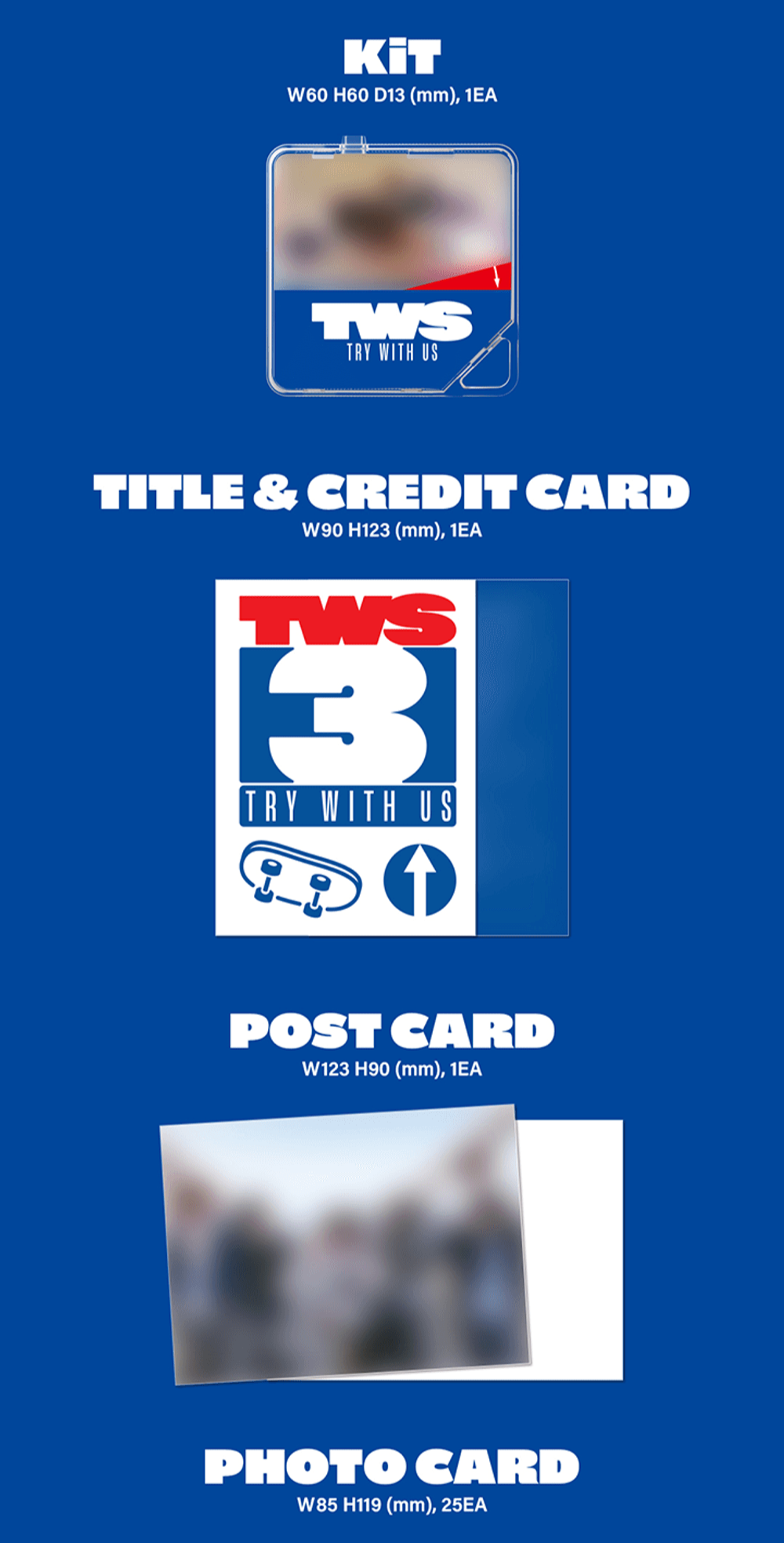Đĩa TWS 3rd Mini Album 'TRY WITH US' (KiT Ver)-Kallos