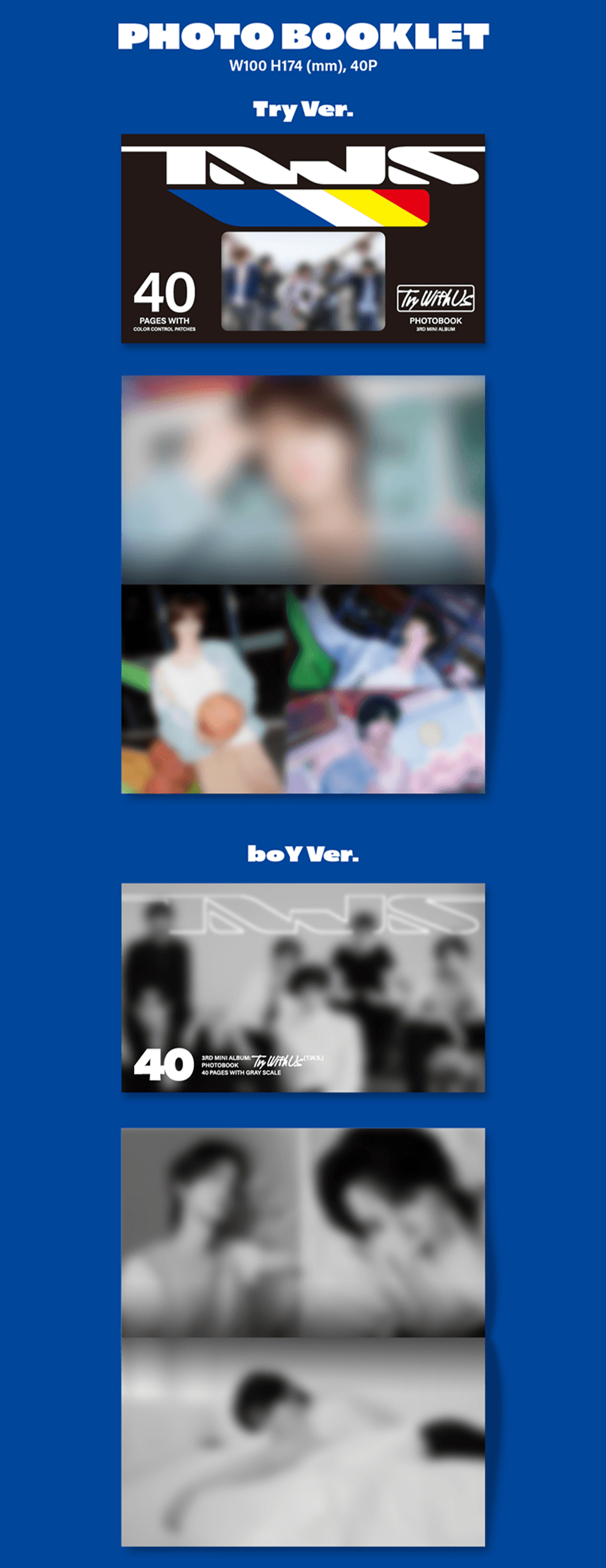 Đĩa TWS 3rd Mini Album 'TRY WITH US' (Random)-Kallos