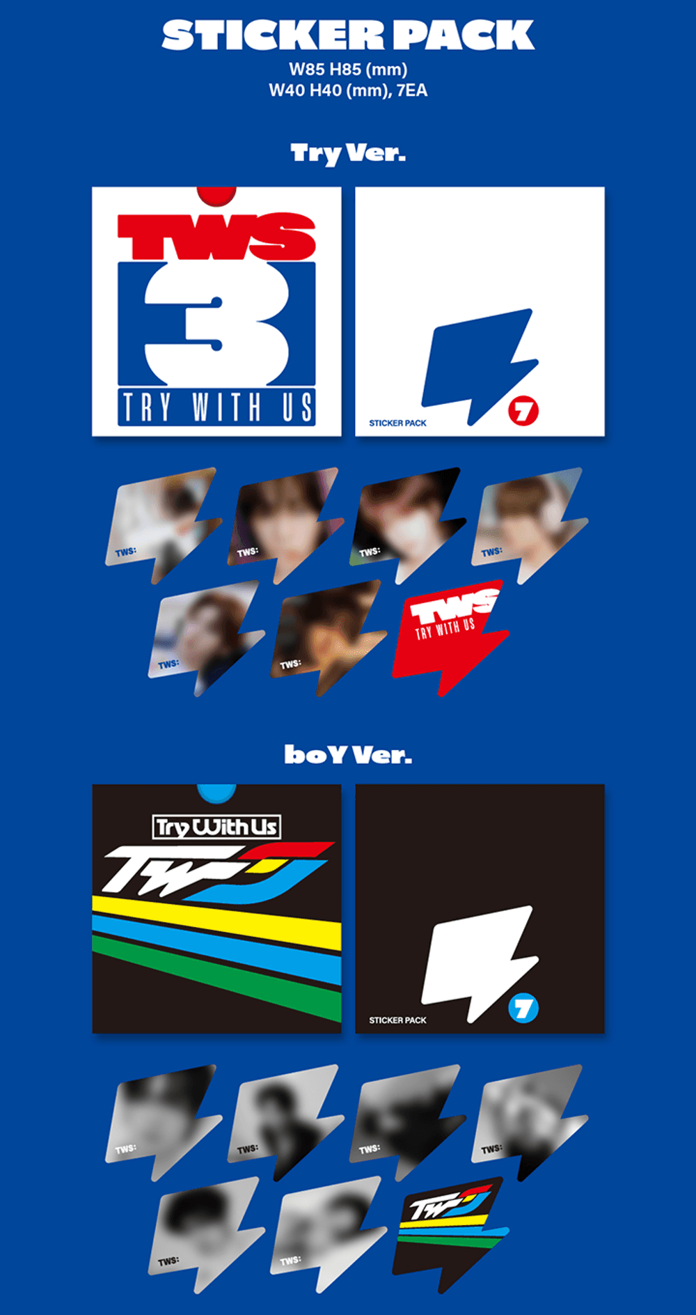 Đĩa TWS 3rd Mini Album 'TRY WITH US' (Random)-Kallos