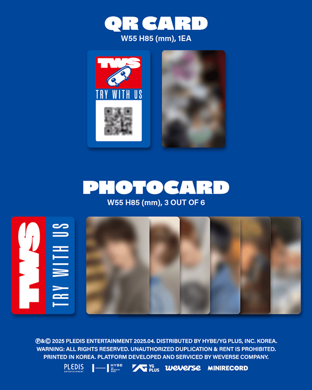 Đĩa TWS 3rd Mini Album 'TRY WITH US' (Weverse Albums Ver)-Kallos