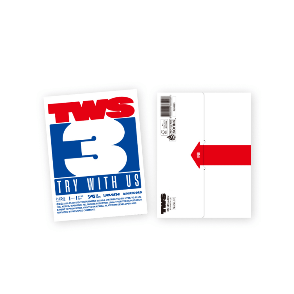 Đĩa TWS 3rd Mini Album 'TRY WITH US' (Weverse Albums Ver)-Kallos