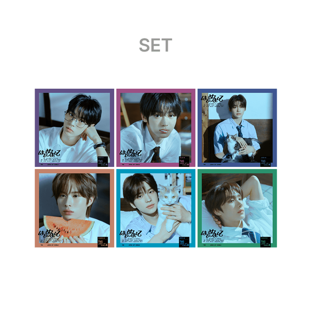 Đĩa TWS JAPAN 1st Single「はじめまして」Solo Jacket 6 SET