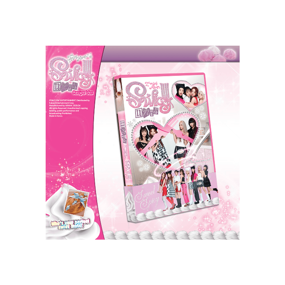 Đĩa UNIS The 2nd Mini Album [SWICY] (Recipe Ver)