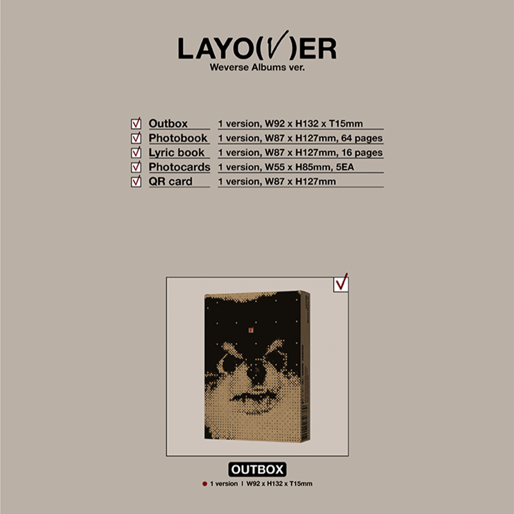 Đĩa V (BTS) 'Layover' (Weverse Albums Ver.)