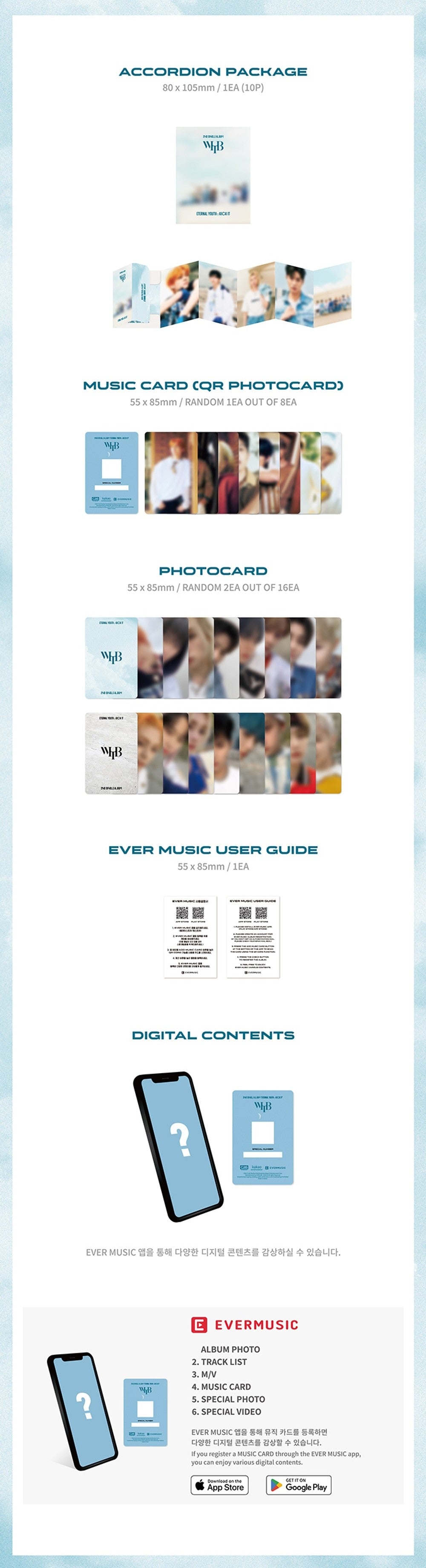 Đĩa WHIB 2nd Single Album [Eternal Youth: Kick It] (Ever Ver)-Kallos