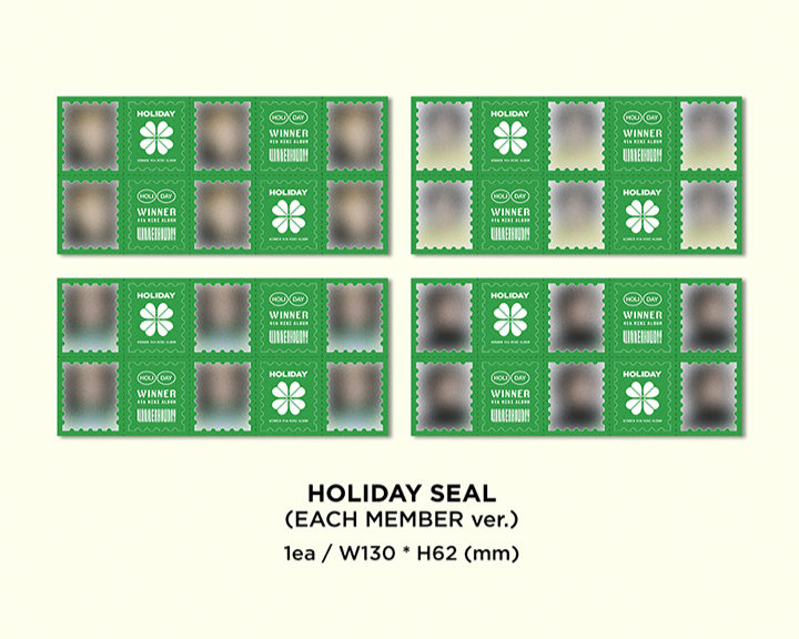 Đĩa WINNER 4th MINI ALBUM [HOLIDAY] (DIGIPACK Ver)