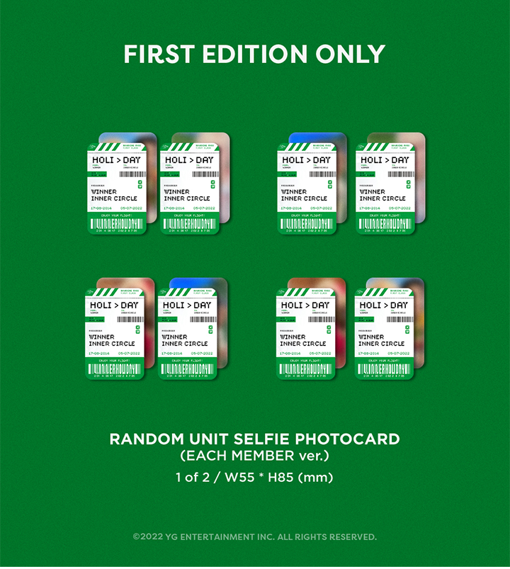 Đĩa WINNER 4th MINI ALBUM [HOLIDAY] (DIGIPACK Ver)
