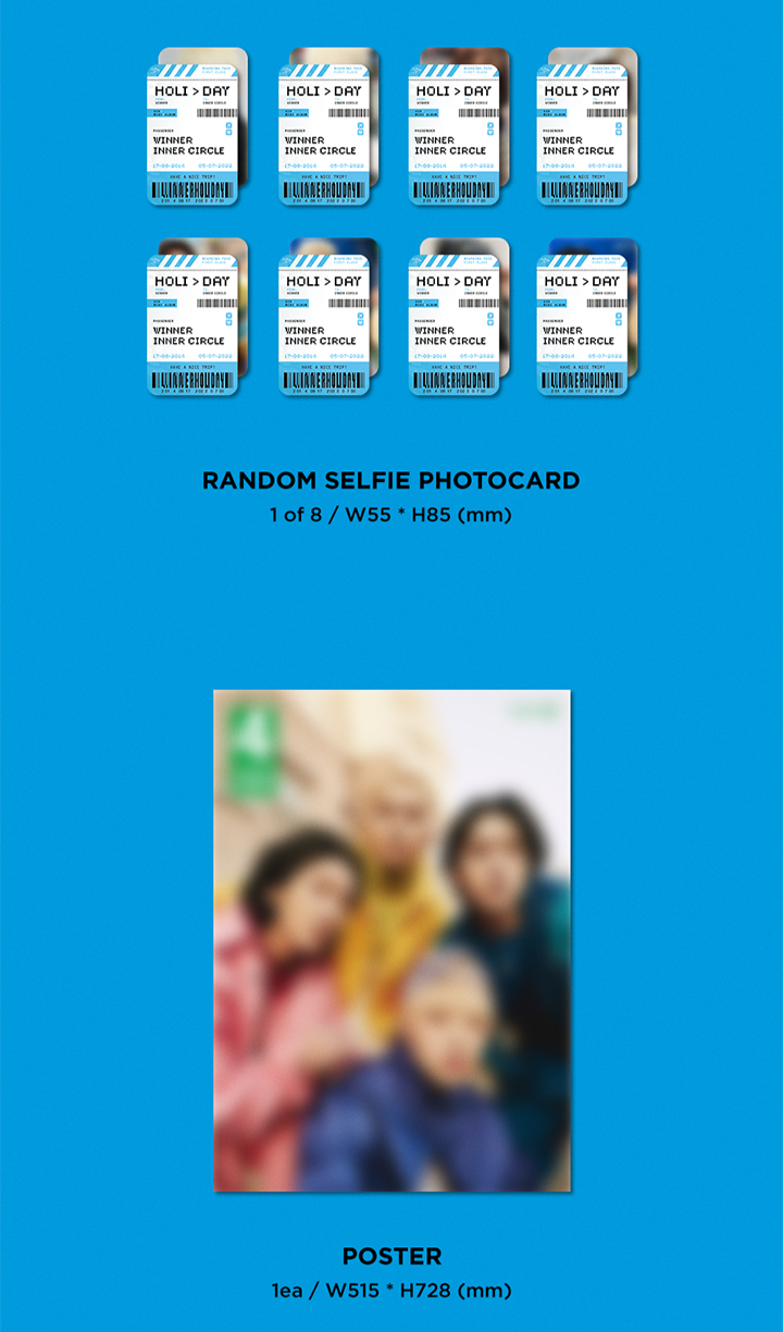 Đĩa WINNER 4th MINI ALBUM [HOLIDAY] (PHOTOBOOK Ver)-Kallos