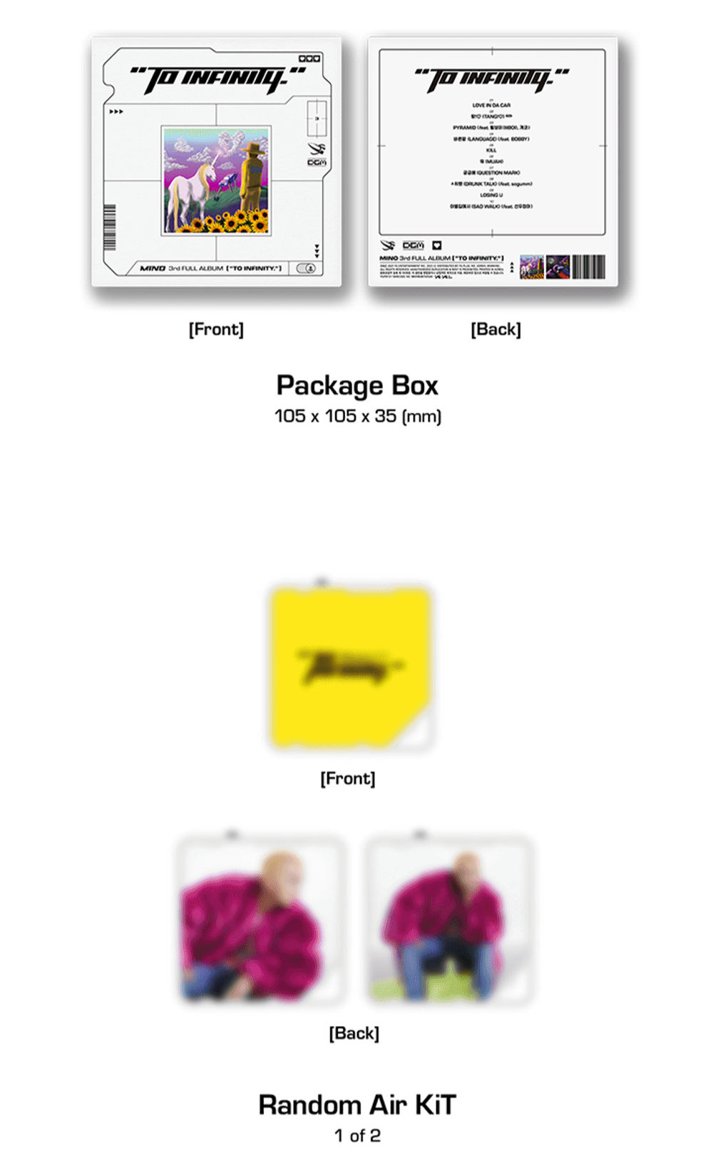Đĩa WINNER MINO 3rd Full Album (Kit)-Kallos
