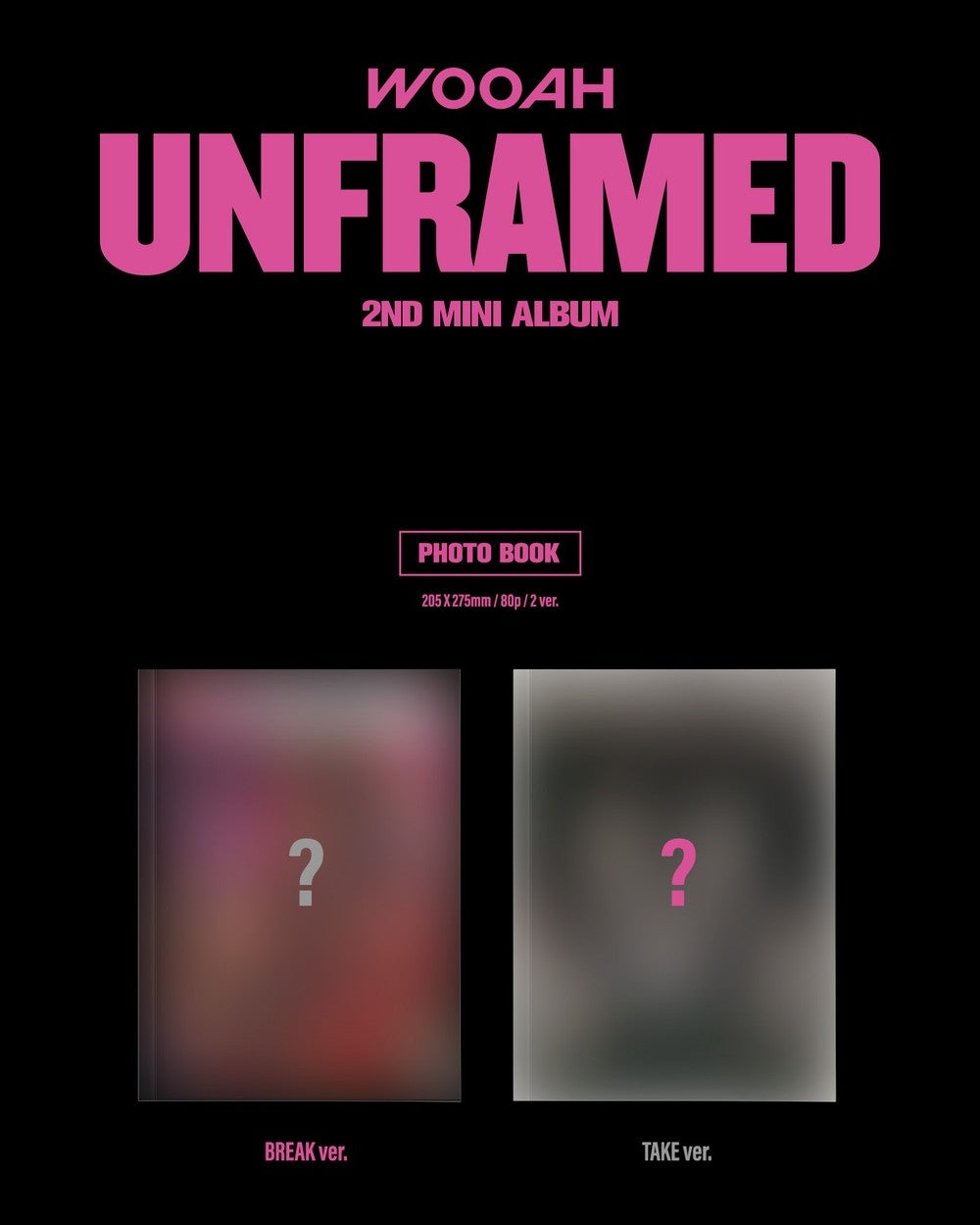 Đĩa WOOAH 2nd Mini Album [UNFRAMED] (Set)