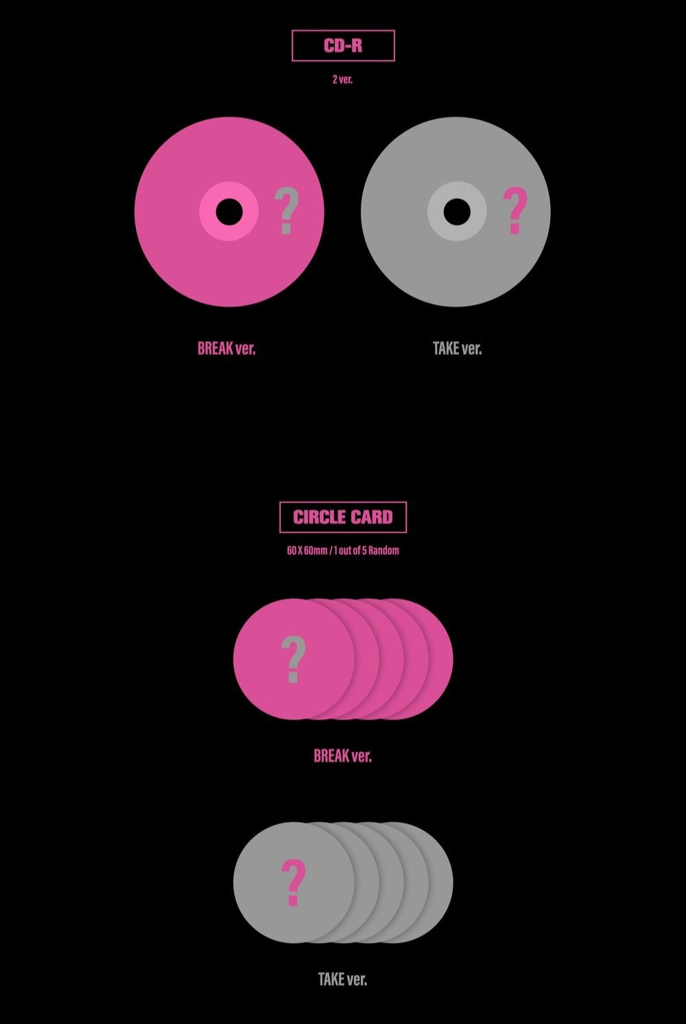 Đĩa WOOAH 2nd Mini Album [UNFRAMED] (Set)-Kallos