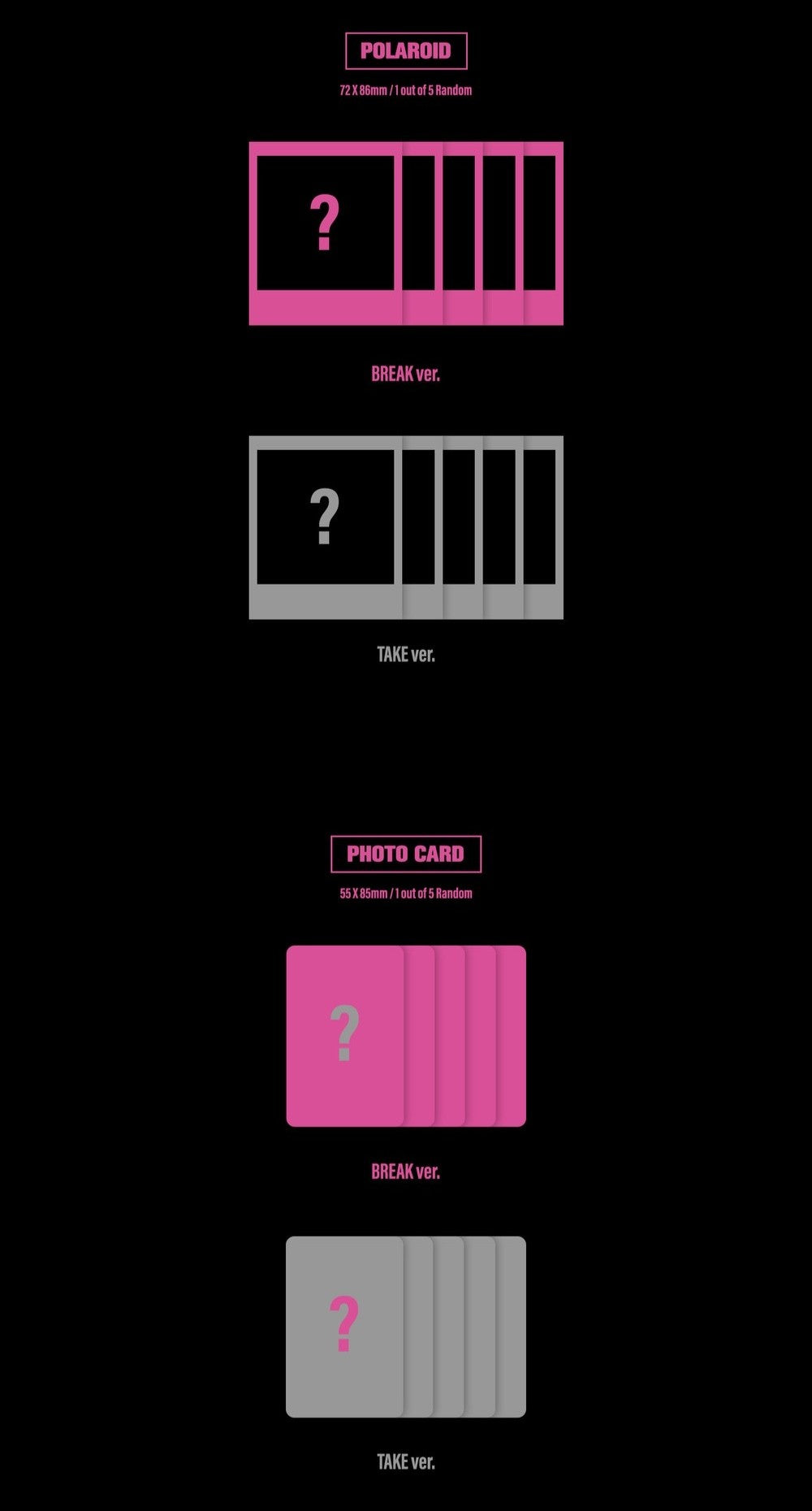 Đĩa WOOAH 2nd Mini Album [UNFRAMED] (Set)-Kallos