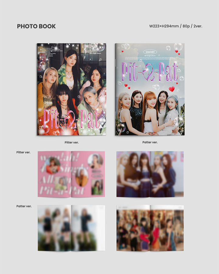 Đĩa WOOAH 4th Single Album [Pit-a-Pat] (RANDOM)-Kallos