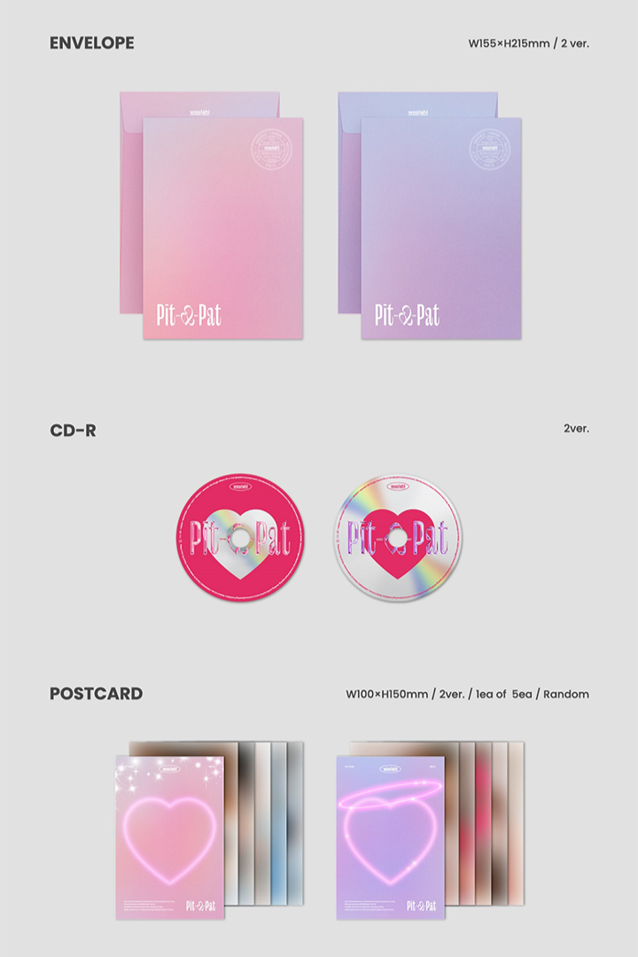 Đĩa WOOAH 4th Single Album [Pit-a-Pat] (SET)
