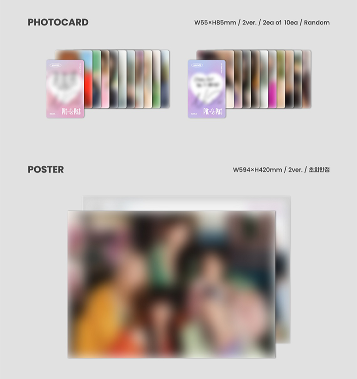 Đĩa WOOAH 4th Single Album [Pit-a-Pat] (SET)