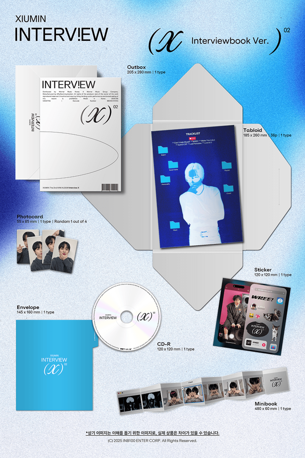 Đĩa XIUMIN Interview X [Interviewbook Ver]-Kallos