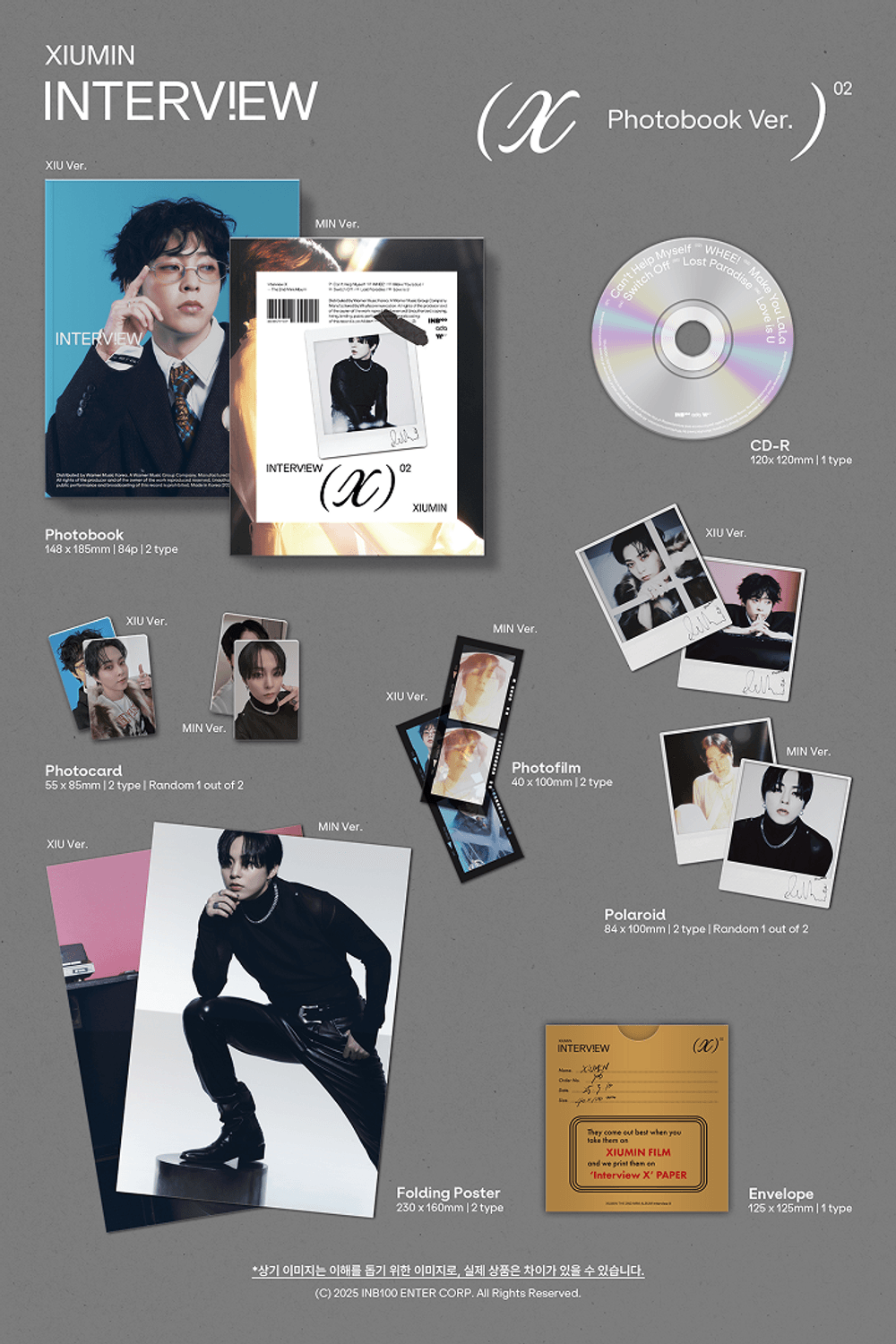Đĩa XIUMIN Interview X [Photobook Ver] Random-Kallos