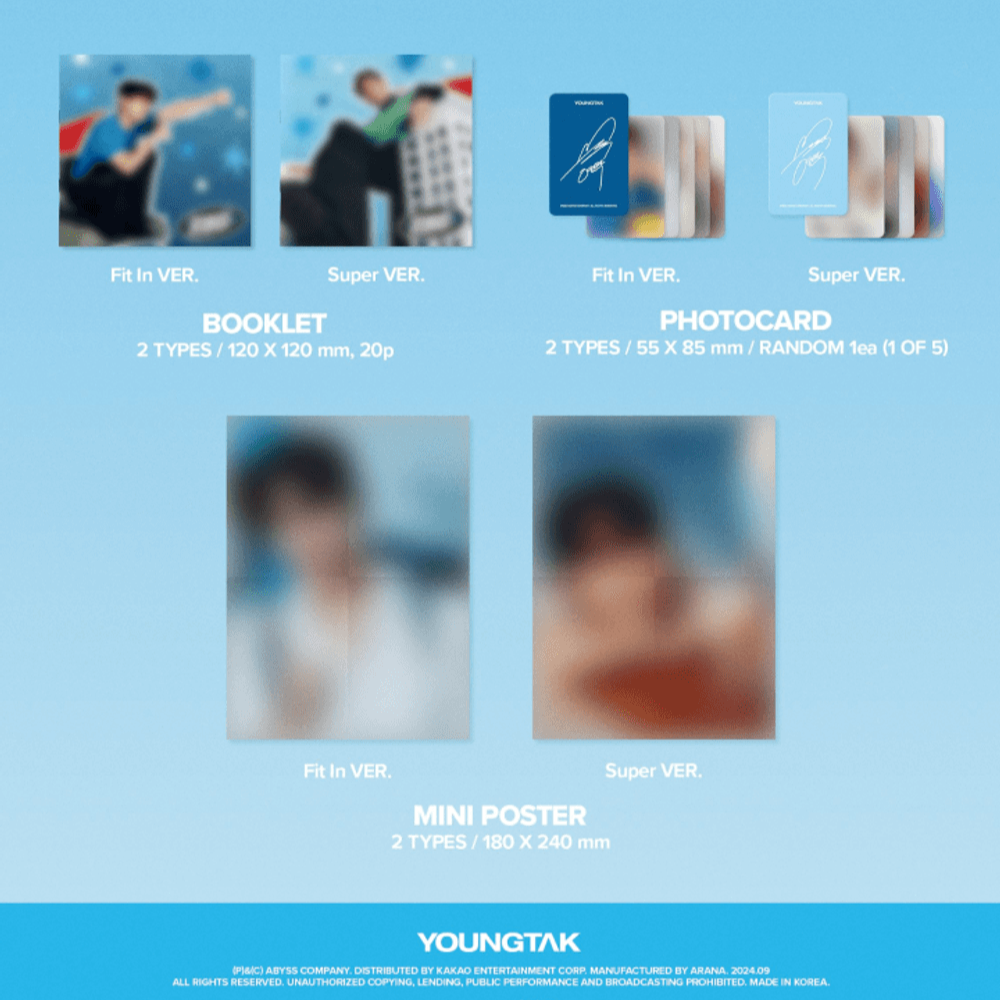 Đĩa YOUNGTAK Mini - Supersuper [Digipack Ver] (Random)