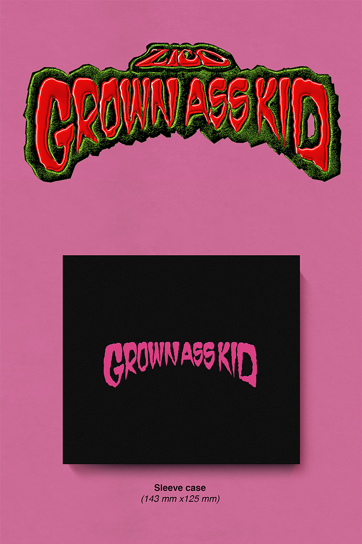 Đĩa ZICO 4th Mini Album [Grown Ass Kid] (Jewel Ver)-Kallos