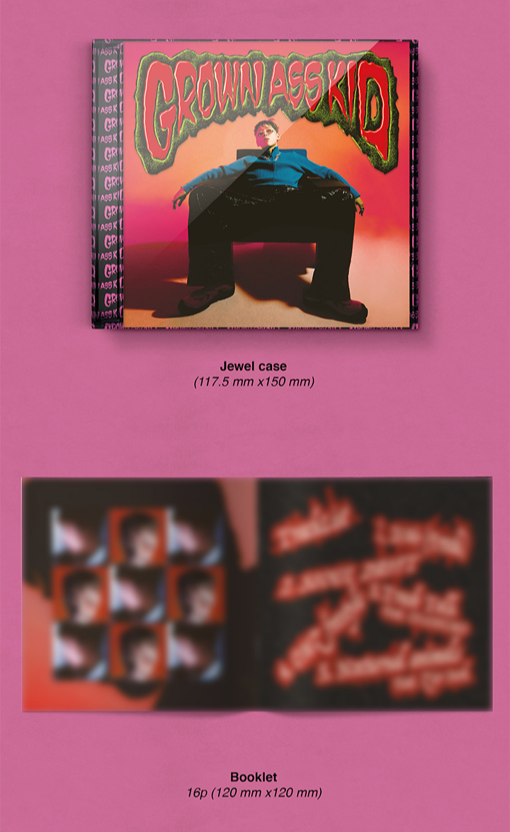 Đĩa ZICO 4th Mini Album [Grown Ass Kid] (Jewel Ver)-Kallos