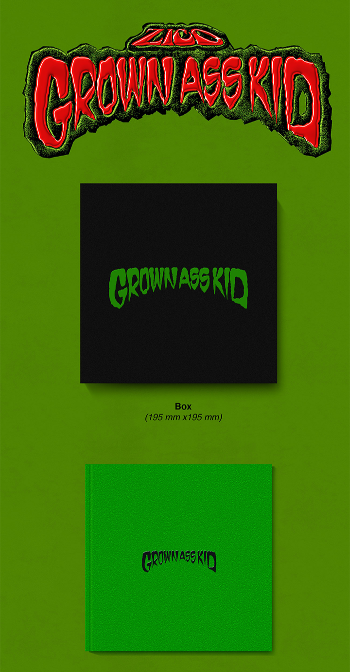 Đĩa ZICO 4th Mini Album [Grown Ass Kid]-Kallos