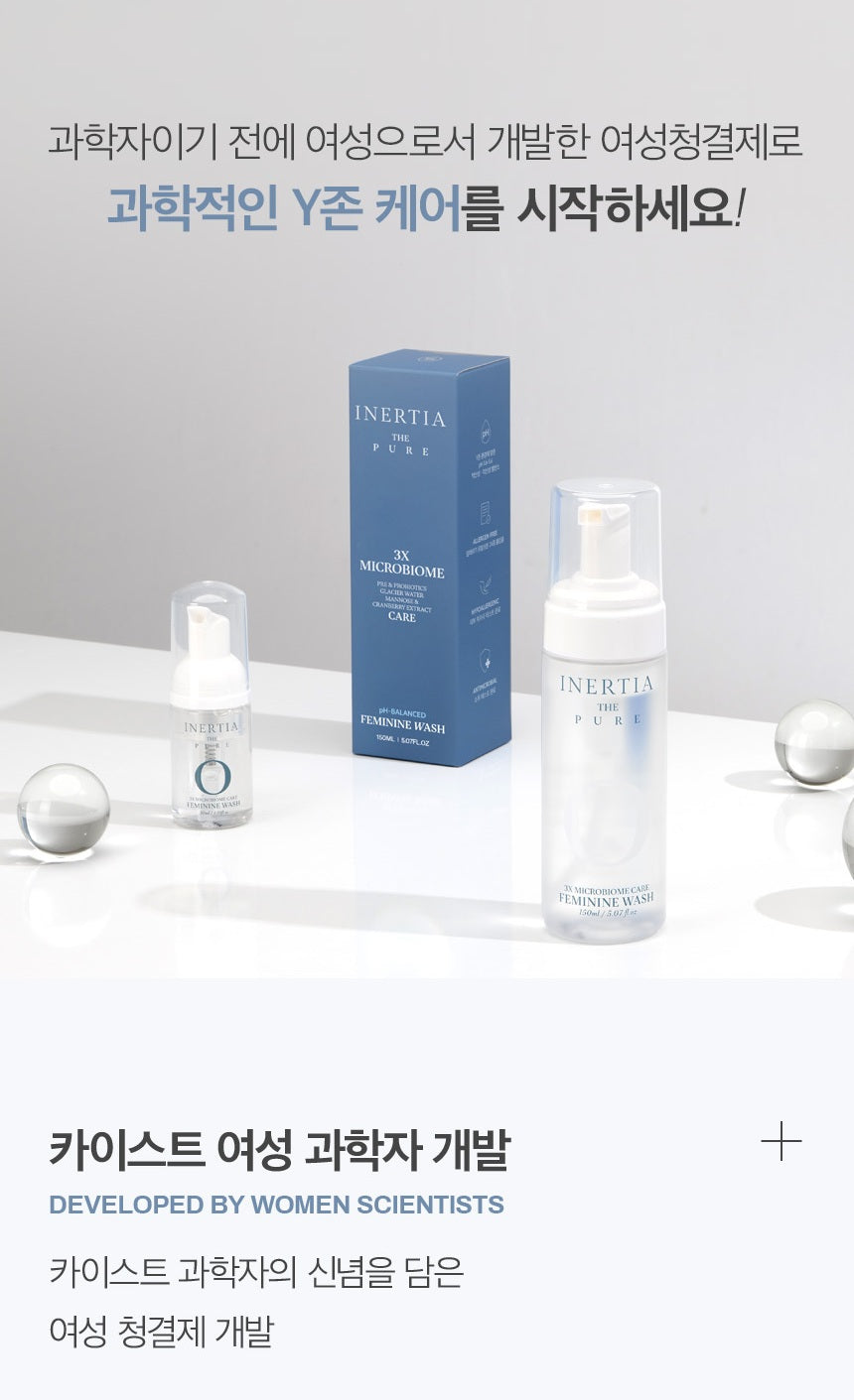 Dung Dịch Vệ Sinh Phụ Nữ Inertia The Pure 3X Microbiome Care Feminine Wash