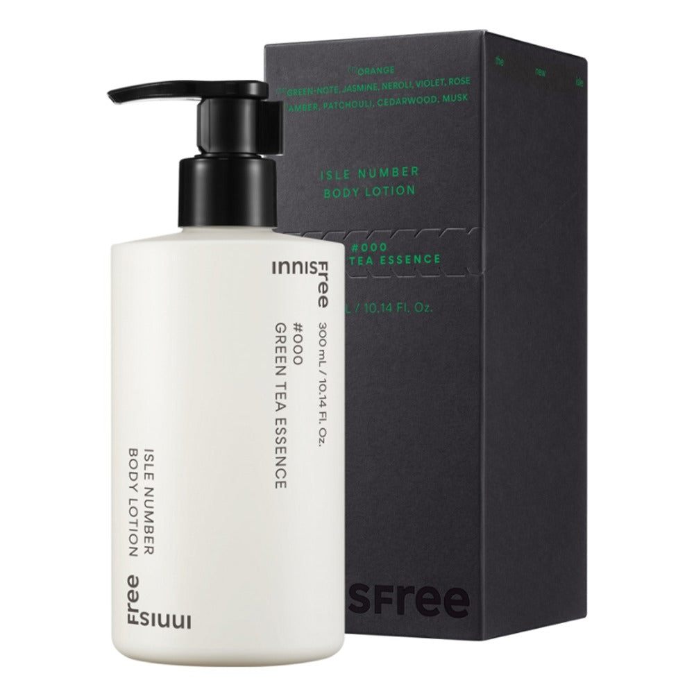 Dưỡng Thể Innisfree Isle Number Body Lotion #000 Green Tea Essence