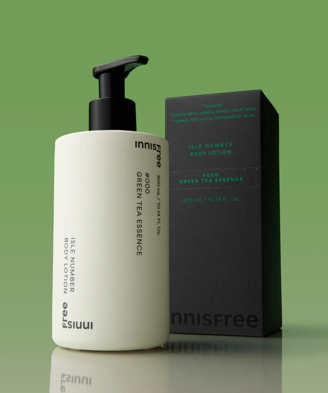 Dưỡng Thể Innisfree Isle Number Body Lotion #000 Green Tea Essence