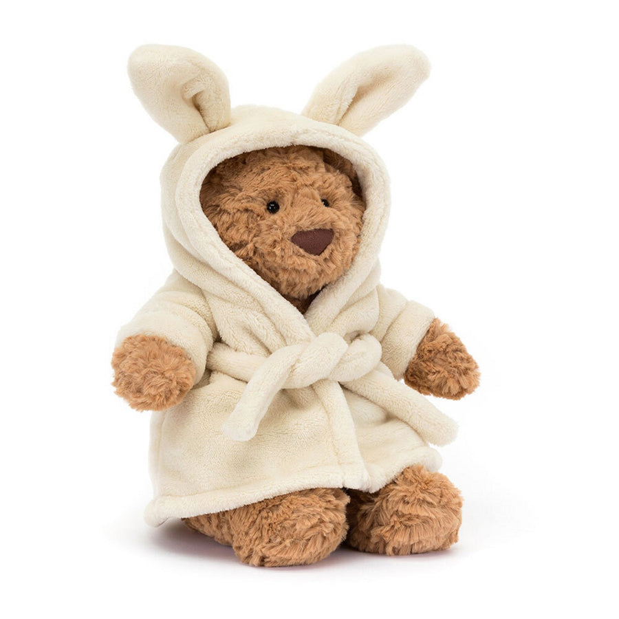 Gấu Bông JELLYCAT Bartholomew Bear Bathrobe Outfit-Kallos