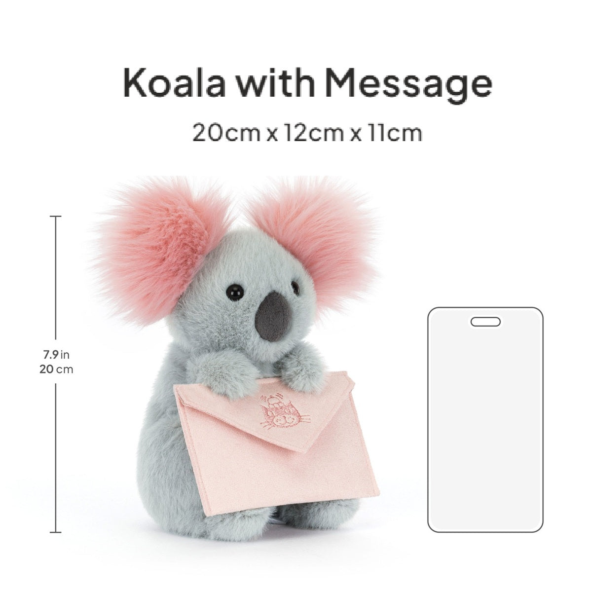 Gấu Bông JELLYCAT Koala With Message