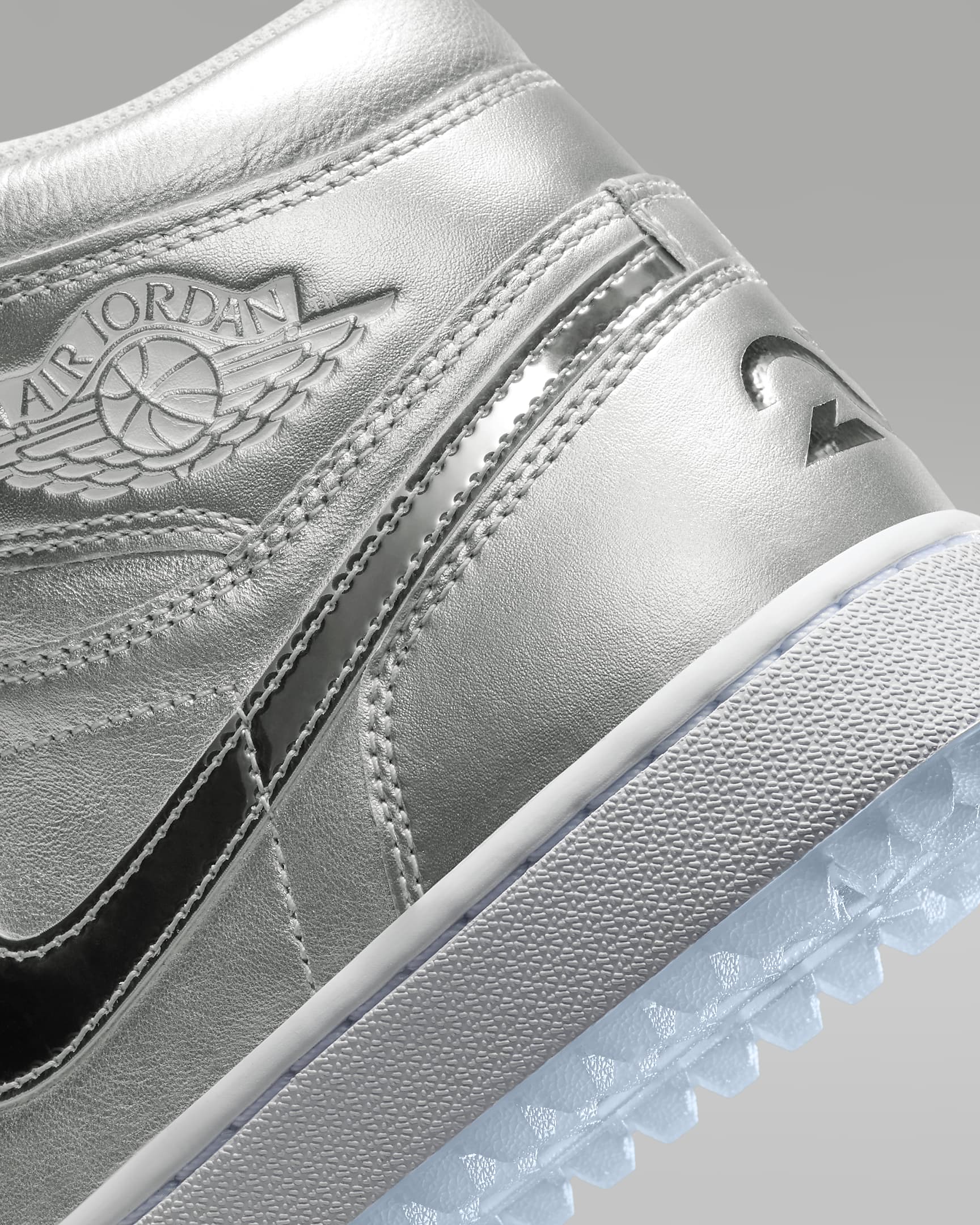 Giày Nike Air Jordan 1 High G NRG Men Golf Shoes #Metallic Silver - Kallos Vietnam