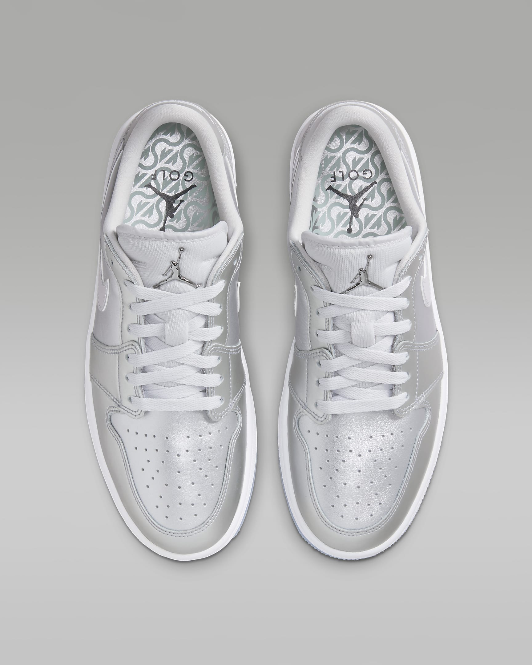 Giày Nike Air Jordan 1 Low G NRG Men Golf Shoes #Metallic Silver - Kallos Vietnam