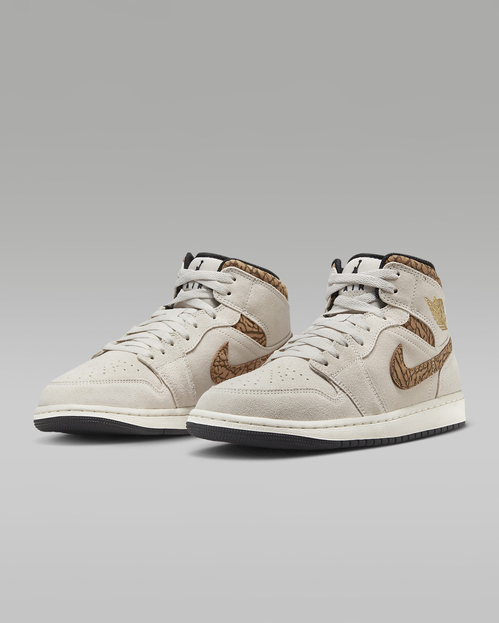 Giày Nike Air Jordan 1 Mid SE Men Shoes #Light Orewood Brown - Kallos Vietnam