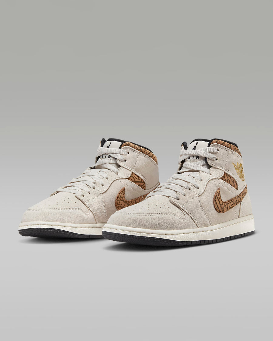 Giày Nike Air Jordan 1 Mid SE Men Shoes #Light Orewood Brown - Kallos Vietnam