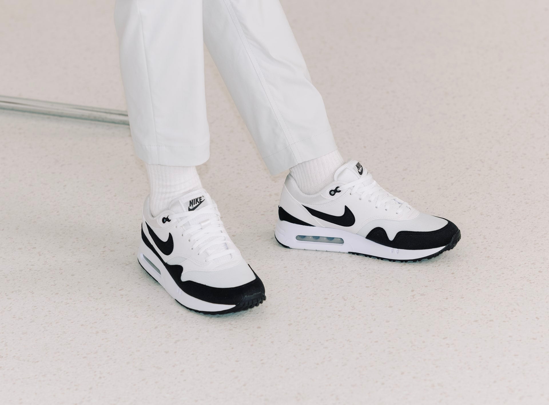 Giày Nike Air Max 1 '86 OG G Men Golf Shoes #White Black