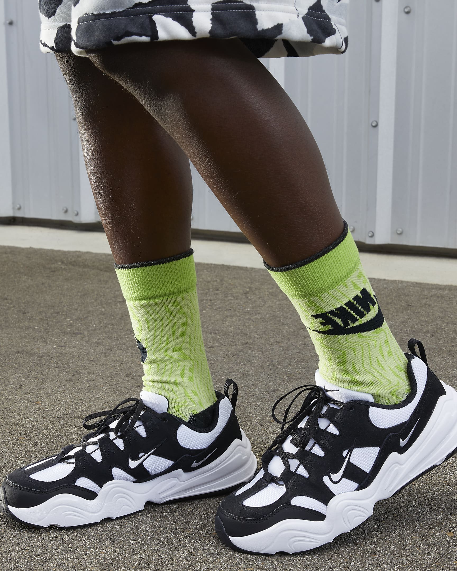 Giày Nike Tech Hera Men Shoes #White Black - Kallos Vietnam