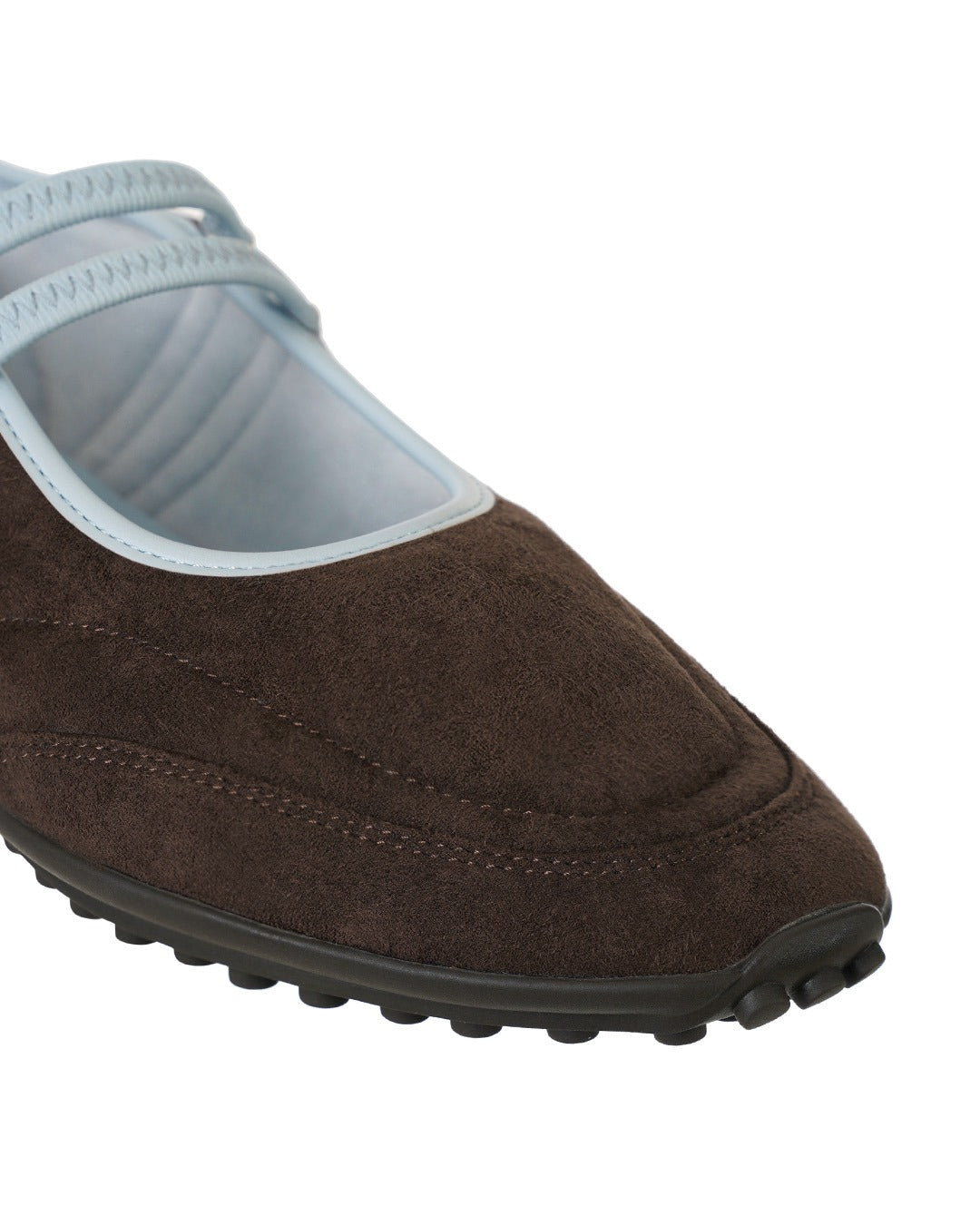 Giày Stand Oil Strap Mary Jane Sneakers #Marron Combination
