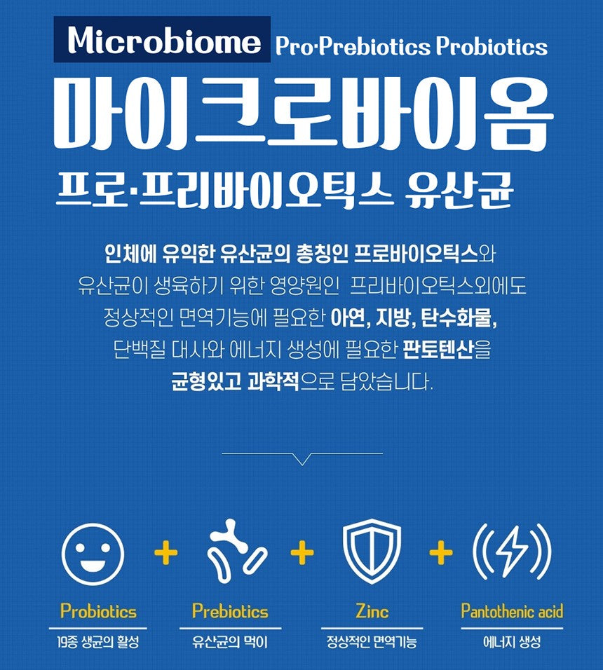 Gói IL-Yang Pharm Microbiome Pro Prebiotics Probiotics #60 Sachets