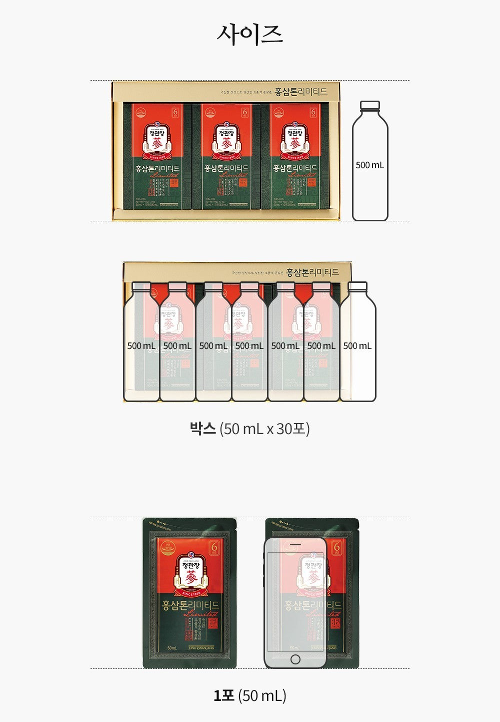 Hồng Sâm KGC Hongsam Ton Limited #30 Days (Bojagi Packaging)