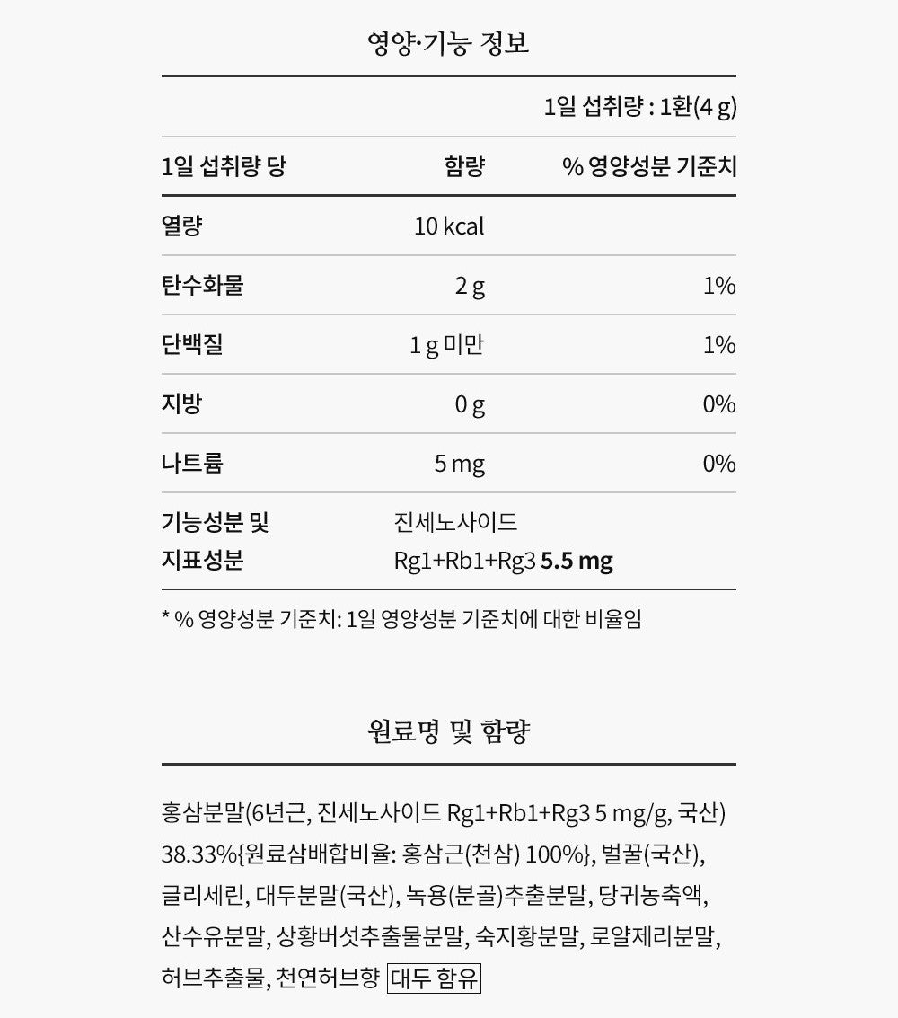 Hồng Sâm KGC Hwang-Jin Dan Cheon (Heaven Grade) #20 Days-Kallos