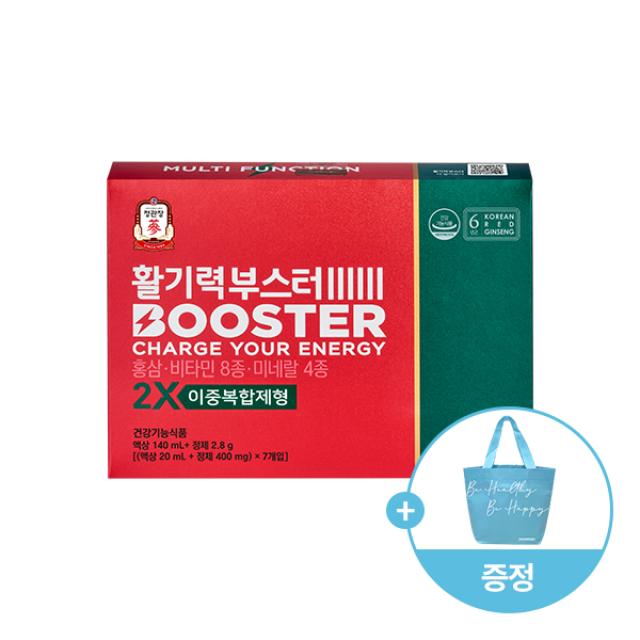 Hồng Sâm KGC Jung Kwan Jang BOOSTER #7 Bottles + Reusable Bag-Kallos