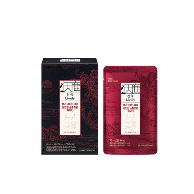 Hồng Sâm KGC Jung Kwan Jang Cheon Nok Lively #30 Pouches-Kallos