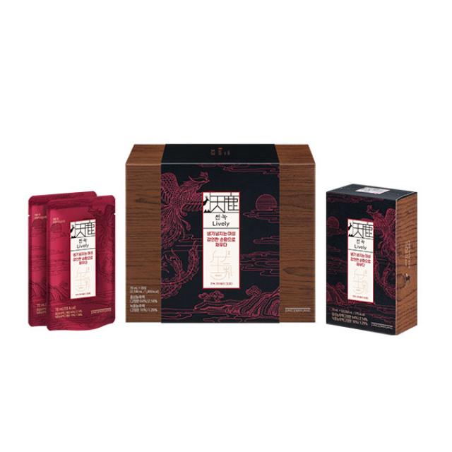 Hồng Sâm KGC Jung Kwan Jang Cheon Nok Lively #30 Pouches-Kallos