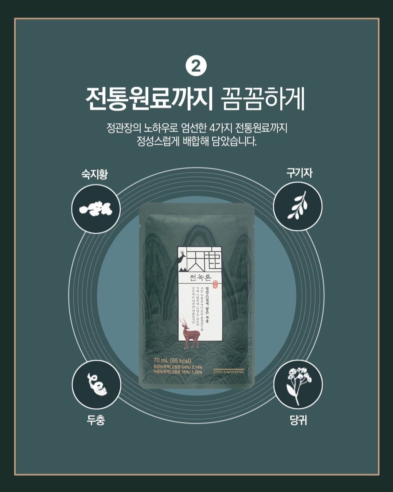 Hồng Sâm KGC Jung Kwan Jang Cheon Nok Tonic #30 Packs (Hanji Packaging) - Kallos Vietnam