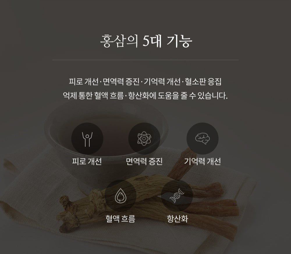 Hồng Sâm KGC Jung Kwan Jang Korean Red Ginseng Tonic Authentic #30 Days-Kallos